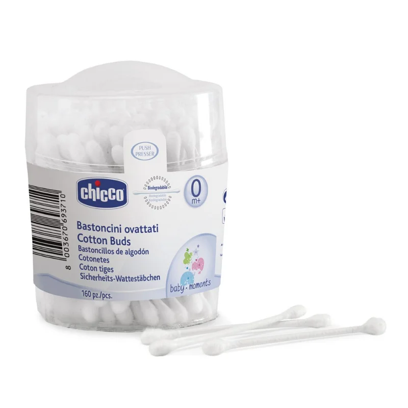 Φωτογραφία προϊόντος: Chicco Ωτοκαθαριστές Ασφαλείας - Μπατονέτες (160 τμχ)