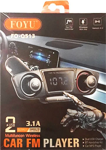 Φωτογραφία προϊόντος: FM Transmitter Αυτοκινήτου FO-Q513 με Bluetooth / USB