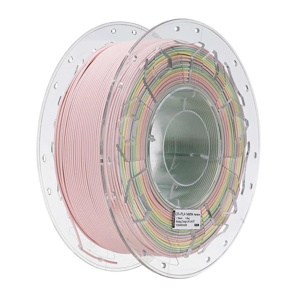 Φωτογραφία προϊόντος: CREALITY CR-PLA Matte Rainbow, 3D Printer Filament 1 kg Spool,1.75 mm (3301010458)
