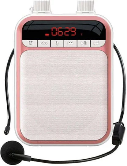 Φωτογραφία προϊόντος: Andowl Q-ky70 Ηχείο Bluetooth με Ραδιόφωνο Ροζ