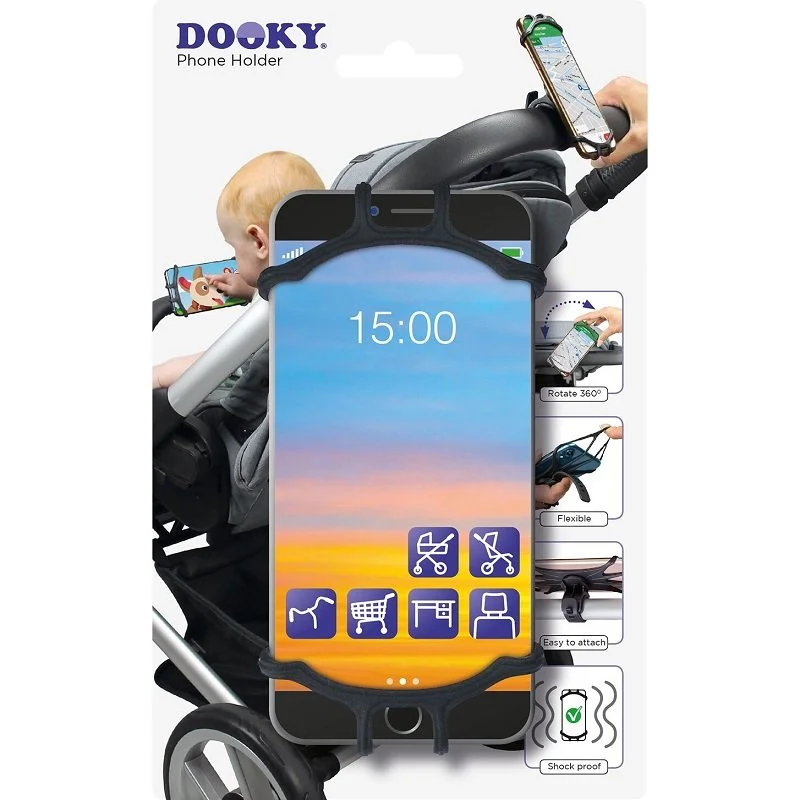 Φωτογραφία προϊόντος: Dooky Βάση Στήριξης Κινητού Universal Μαύρη
