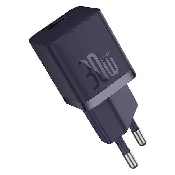 Φωτογραφία προϊόντος: Baseus GaN5 Fast Charger 1C 30W EU Purple