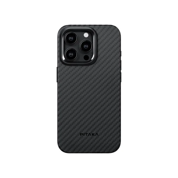 Φωτογραφία προϊόντος: Pitaka MagEZ Case Pro 4 Apple iPhone 15 Pro Black / Grey / Twill (KI1501PP)