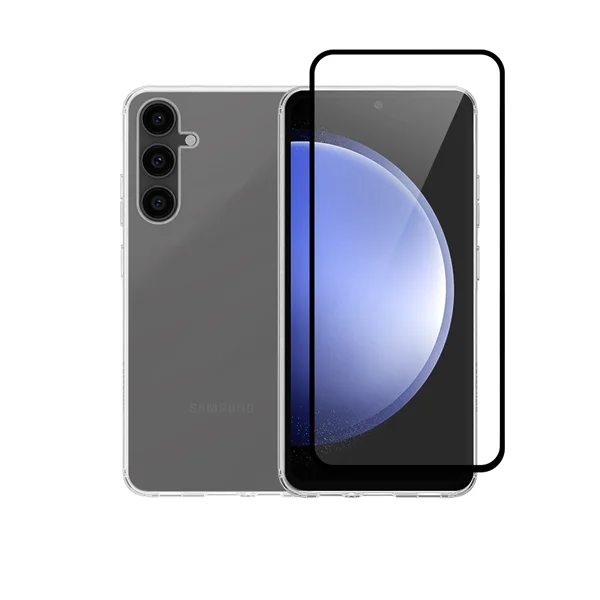 Φωτογραφία προϊόντος: Vivid Set Gelly Case + Full Face Tempered Glass Samsung Galaxy S23 FE Black