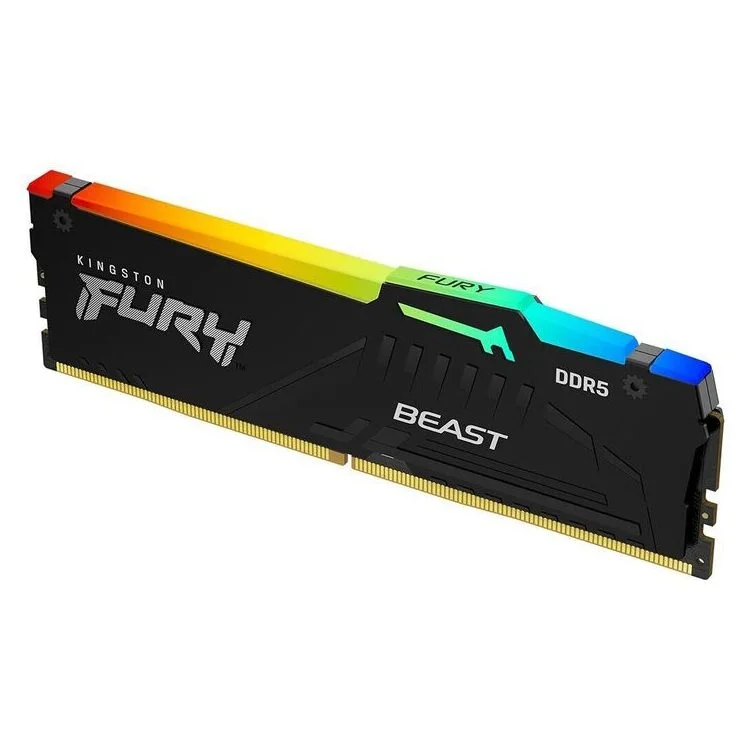 Φωτογραφία προϊόντος: KINGSTON Memory KF560C36BBE2A-16 FURY Beast Black RGB DDR5, 6000MT/s, 16GB EXPO