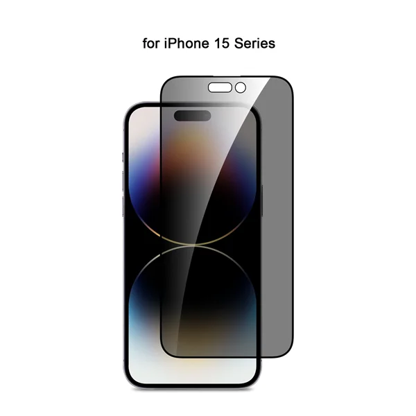 Φωτογραφία προϊόντος: Vivid Full Face Tempered Glass Privacy Apple iPhone 15 Pro Black
