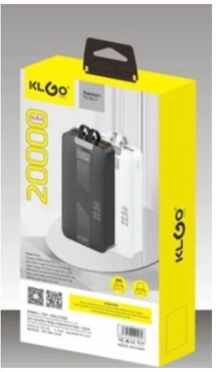Φωτογραφία προϊόντος: POWER BANK KL GO KP-29 20000mAh 22,5W POWER DELIVERY ΜΑΥΡΟ