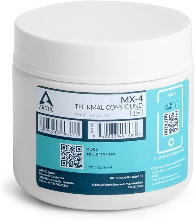 Φωτογραφία προϊόντος: ARCTIC MX-4 1kg - High Performance Thermal Compound