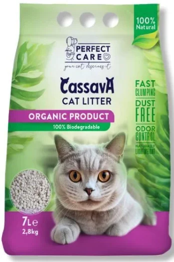 Φωτογραφία προϊόντος: Perfect Care Cat Litter Cassava 7L/2,8kg Perfect care