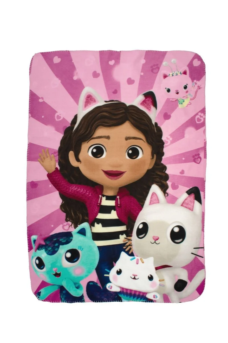 Φωτογραφία προϊόντος: DreamWorks Animation Κουβέρτα Fleece DreamWorks Gabby's Dollhouse 30 100X140 Pink 100% Polyester