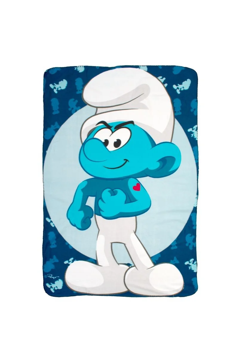 Φωτογραφία προϊόντος: Κουβέρτα Fleece Peyo Smurfs 11 100X140 Blue 100% Polyester