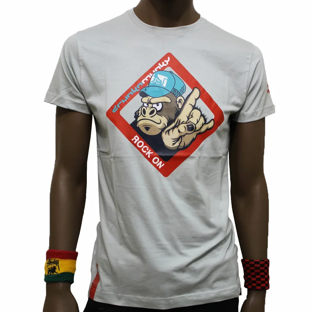 Φωτογραφία προϊόντος: TSHIRT DRUNKNMUNKY 7142D SILVER