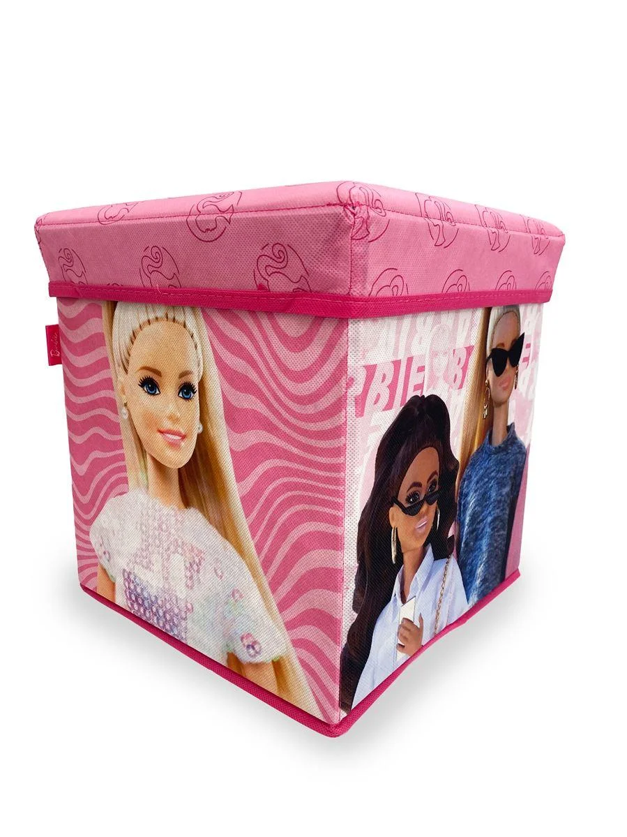 Φωτογραφία προϊόντος: Κουτί-Σκαμπό Mattel Barbie 15 30X30X30 Pink 100% Polyester