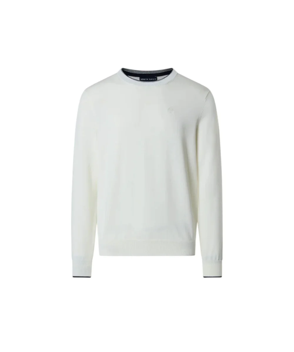 Φωτογραφία προϊόντος: North Sails- Ανδρικό Πουλόβερ Crew-neck sweater 699227-000-0105 Λευκό