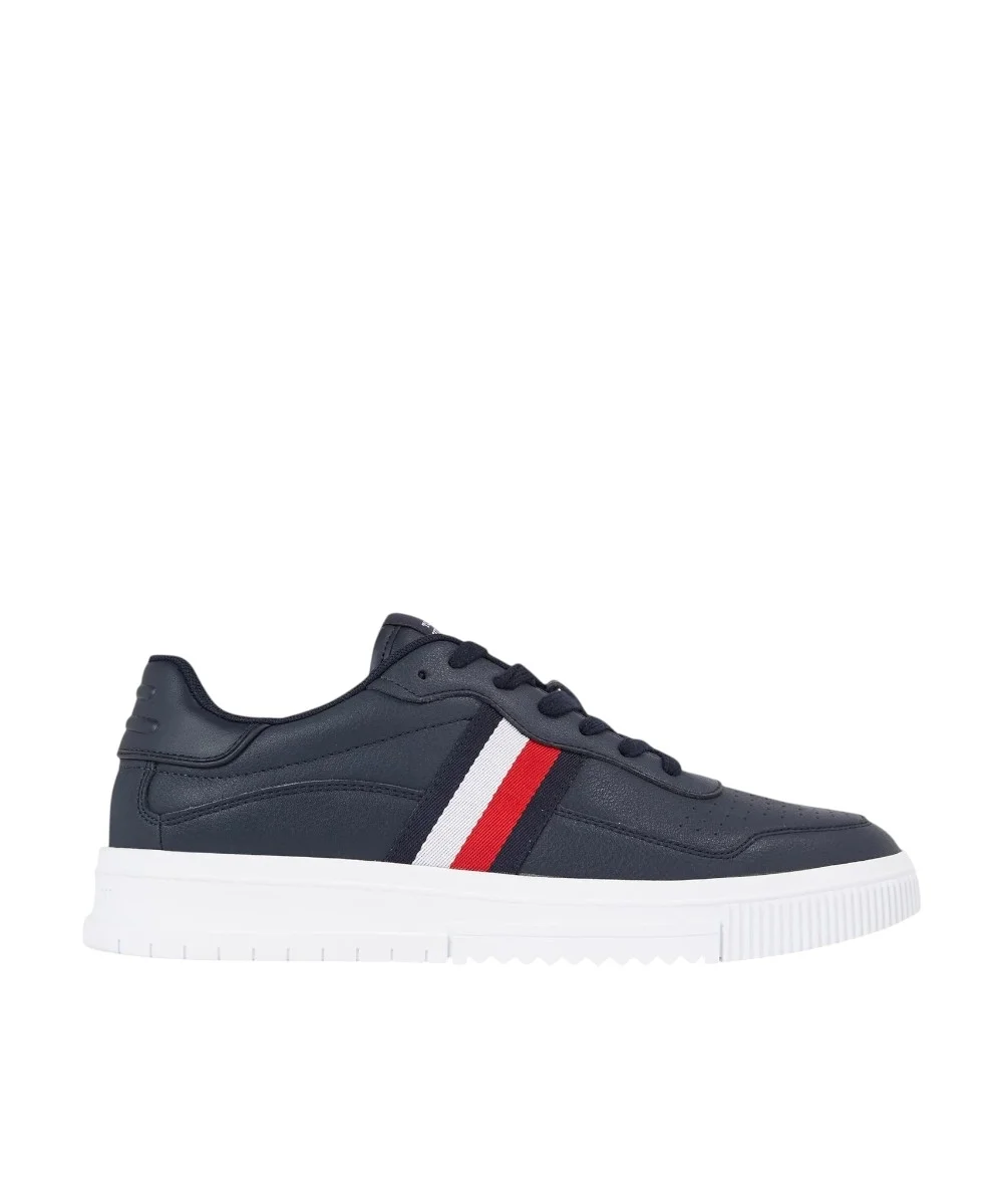 Φωτογραφία προϊόντος: Tommy Hilfiger - Ανδρικά Sneakers Supercup Leather Stripes FM0FM04824-DW5 Μπλε Ναυτικό