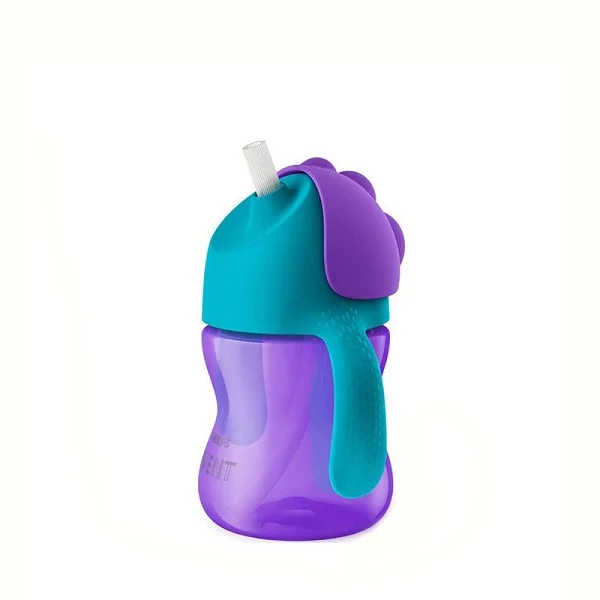 Φωτογραφία προϊόντος: Vican (Philips) Avent Παγουρίνο Μωβ με Καλαμάκι 9m+ (SCF796/02), 200ml