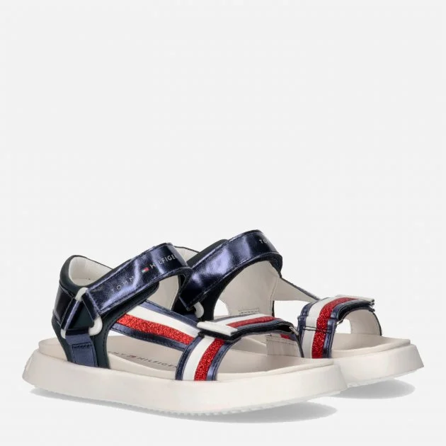 Φωτογραφία προϊόντος: Tommy Hilfinger TOMMY HILFIGER T3A2-32179-0569X051 VELCRO SANDAL BLUE-MULTICOLOR S