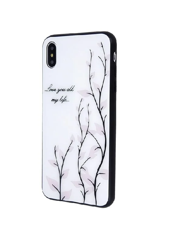 Φωτογραφία προϊόντος: ΘΗΚΗ ΣΙΛΙΚΟΝΗΣ MAGIC GLASS LEAVES ΓΙΑ IPHONE 11 PRO MAX