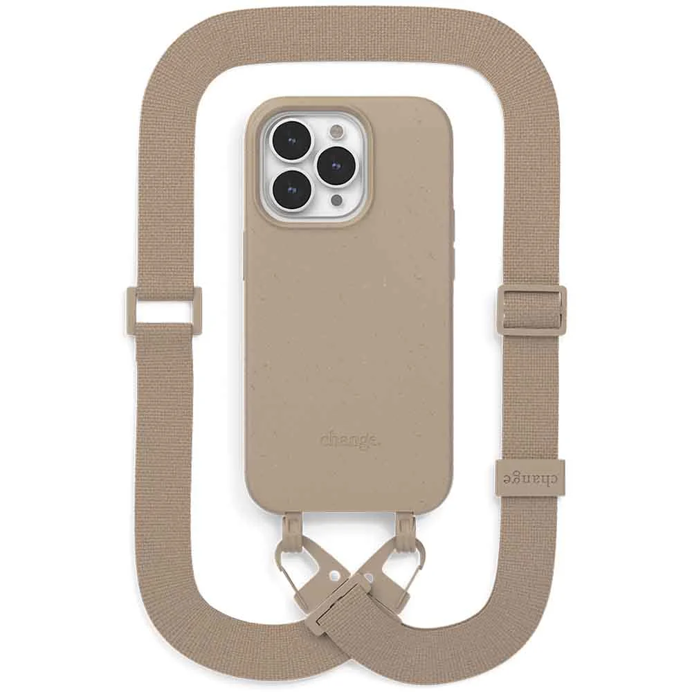 Φωτογραφία προϊόντος: Woodcessories Change Case Lanyard For iPhone 14 Pro Taupe