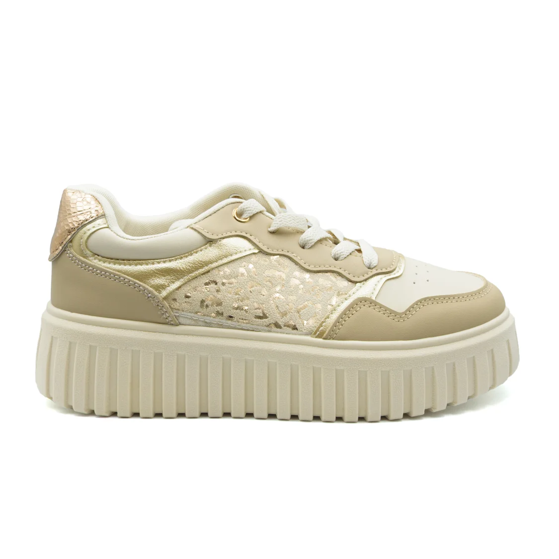 Φωτογραφία προϊόντος: Χακί αθλητικά sneakers με chunky σόλα