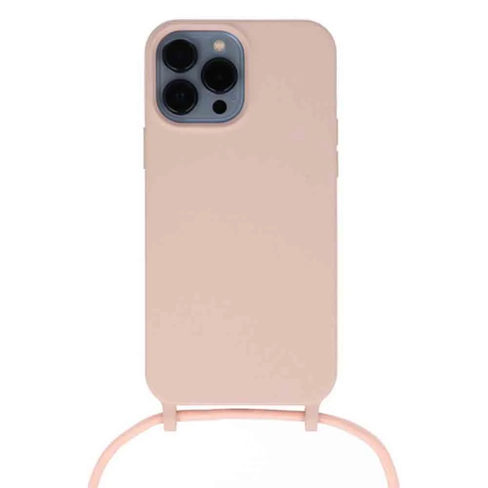 Φωτογραφία προϊόντος: Vivid TPU Silicone Case With Straps For iPhone 13 / 14 Nude