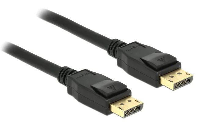 Φωτογραφία προϊόντος: DELOCK καλώδιο DisplayPort 1.2 85508, 4K/60Hz, 21.6Gbps, 1.5m, μαύρο
