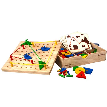 Φωτογραφία προϊόντος: Σετ σχημάτων Plan Toys