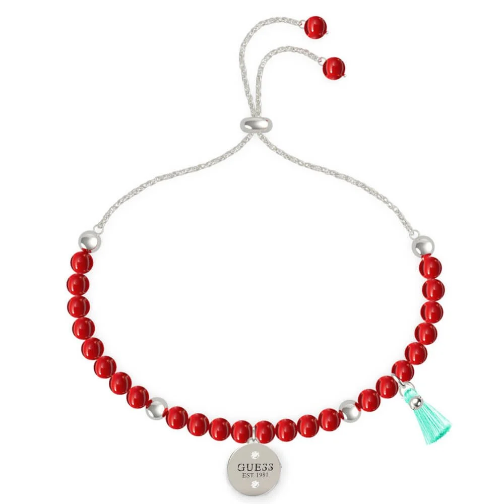 Φωτογραφία προϊόντος: Ατσάλινo βραχιόλι Guess Red