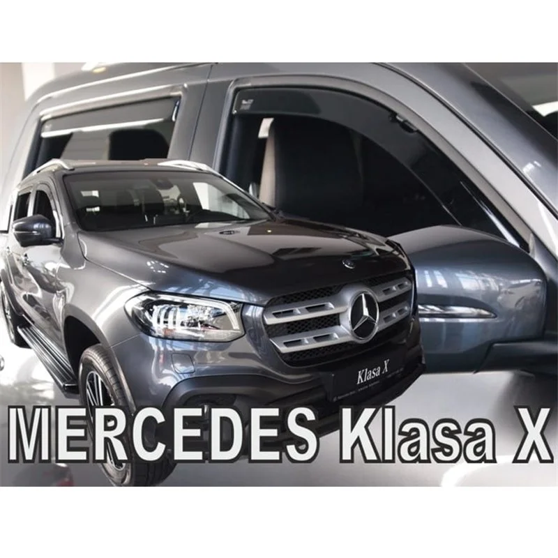 Φωτογραφία προϊόντος: MERCEDES X-KLAS W470 4D 2017+ ΣΕΤ ΑΝΕΜΟΘΡΑΥΣΤΕΣ ΑΥΤΟΚΙΝΗΤΟΥ ΑΠΟ ΕΥΚΑΜΠΤΟ ΦΙΜΕ ΠΛΑΣΤΙΚΟ HEKO - 4 ΤΕΜ.