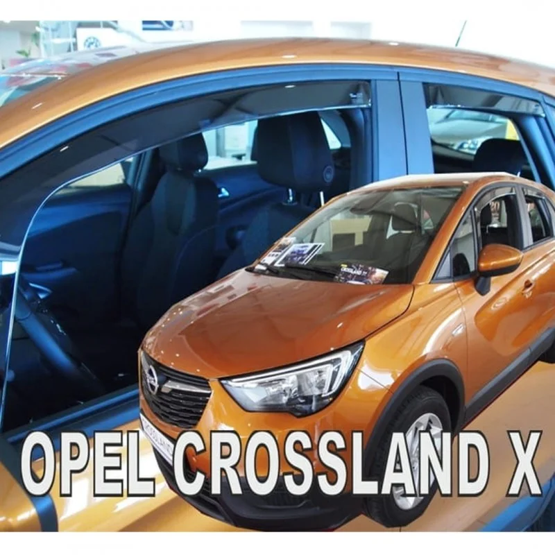 Φωτογραφία προϊόντος: OPEL CROSSLAND X 5D 2017+ ΣΕΤ ΑΝΕΜΟΘΡΑΥΣΤΕΣ ΑΥΤΟΚΙΝΗΤΟΥ ΑΠΟ ΕΥΚΑΜΠΤΟ ΦΙΜΕ ΠΛΑΣΤΙΚΟ HEKO - 4 ΤΕΜ.