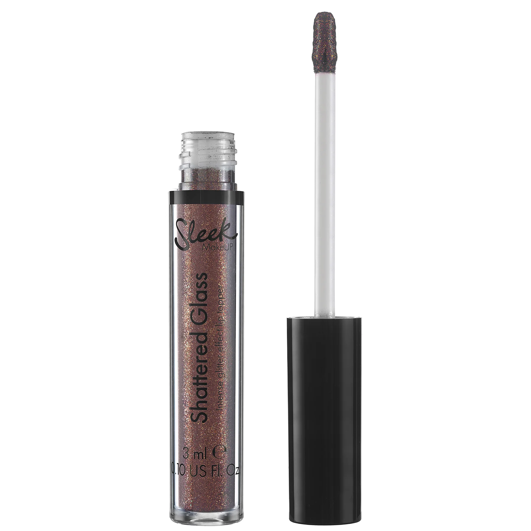 Φωτογραφία προϊόντος: Sleek MakeUP Sleek Shattered Glass Intense Glitter Lip Topper - Onyx Kiss (3ml)