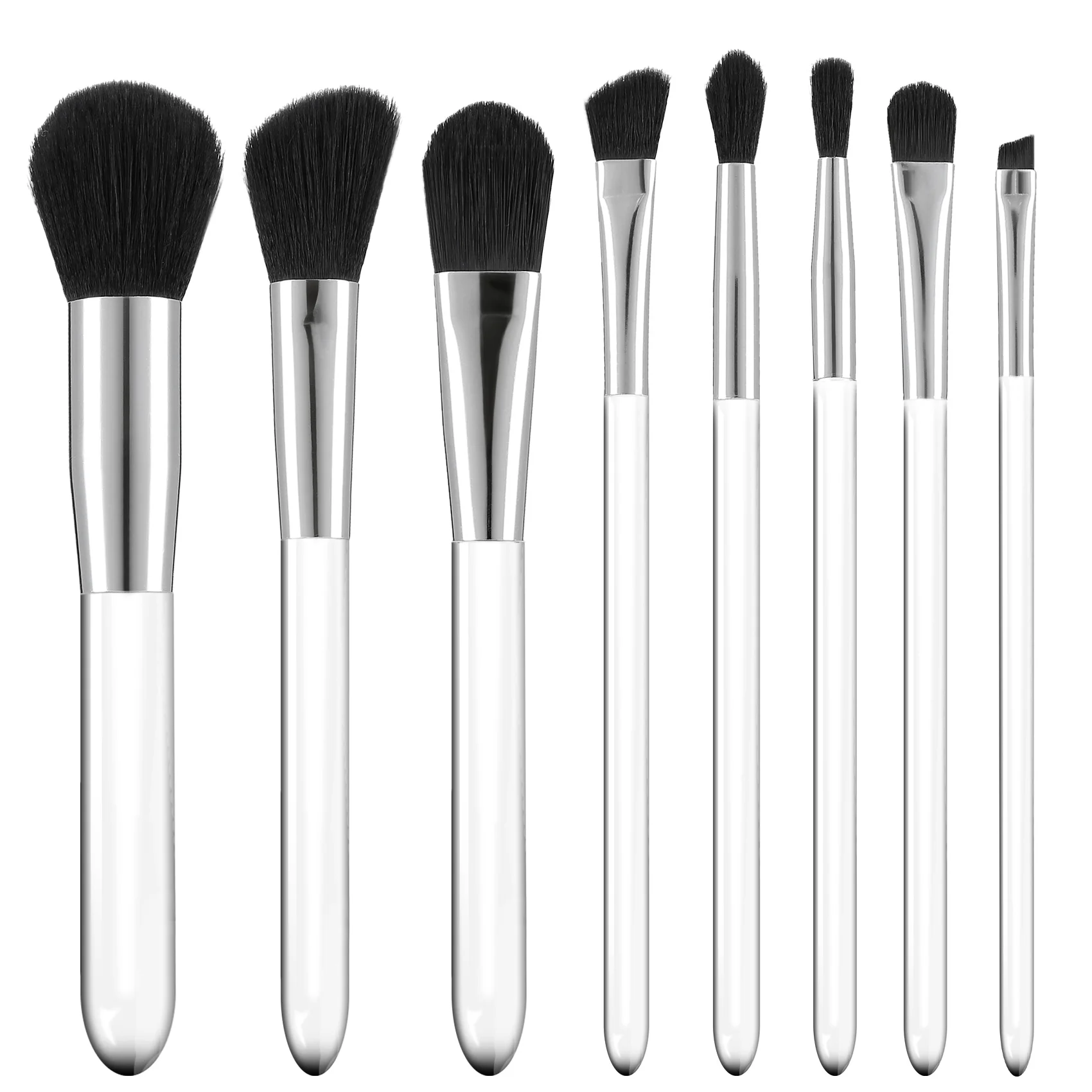 Φωτογραφία προϊόντος: Tools For Beauty 8Pcs Transparent Handle Brush Set
