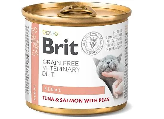 Φωτογραφία προϊόντος: Brit Vetenirary Diets Cat Renal Κλινική Κονσέρβα Γάτας 200gr