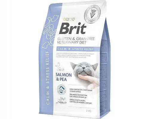 Φωτογραφία προϊόντος: Brit Vetenirary Diets Cat Grain Free Calm & Stress Relief Salmon & Pea 2kgr