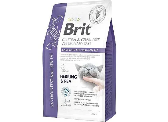 Φωτογραφία προϊόντος: Brit Vetenirary Diets Cat Grain Free Gastrointestinal-Low Fat Herring & Pea 400gr