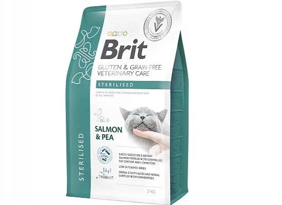 Φωτογραφία προϊόντος: Brit Vetenirary Diets Cat Grain Free Sterilized Salmon & Pea 400gr