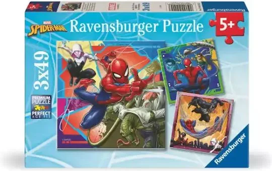 Φωτογραφία προϊόντος: Παιδικό Puzzle 3x49 pcs Ravensburger Spiderman