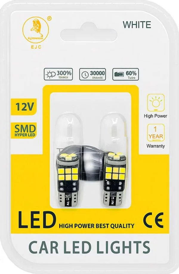 Φωτογραφία προϊόντος: Auto GS Λάμπες 15 Led 132355 -100434 Ψείρες Λευκό 12V 2 Τεμάχια