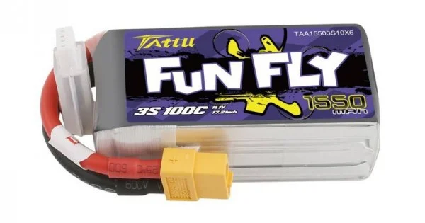 Φωτογραφία προϊόντος: Battery Tattu Funfly 1550mAh 11,1V 100C 3S1P