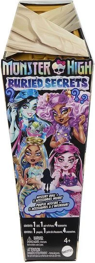 Φωτογραφία προϊόντος: Monster High Buried Secrets Surprise Dolls with Cozy Creepover Theme - Surprise Κούκλα για 3+ Ετών
