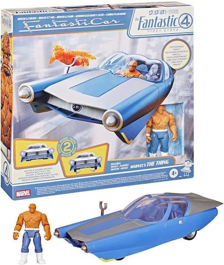 Φωτογραφία προϊόντος: Φιγούρα Δράσης Fantastic 4 The Thing Με Όχημα