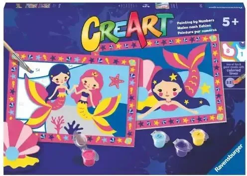 Φωτογραφία προϊόντος: Ravensburger Ζωγραφική Creart για Παιδιά 5+ Ετών Mermaids