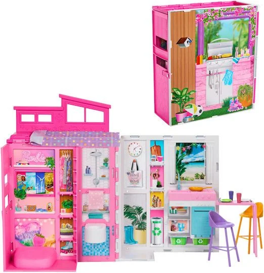 Φωτογραφία προϊόντος: Barbie Σπιτάκι - Βαλιτσάκι Πλαστικό Κουκλόσπιτο
