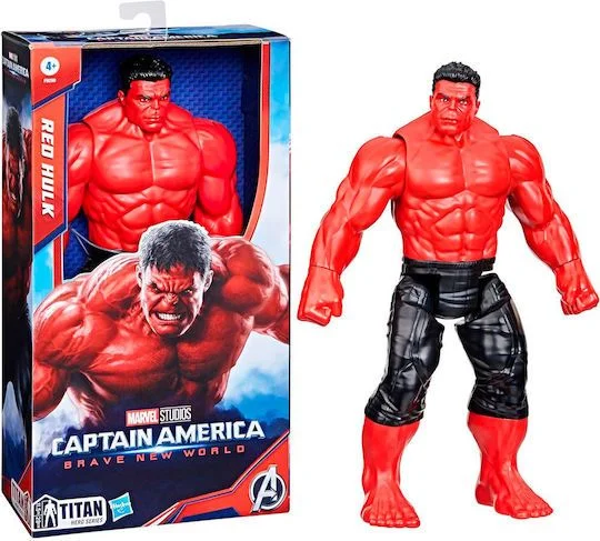 Φωτογραφία προϊόντος: Φιγούρα Δράσης Brave New World - Titan Heroes Marvel Avengers Brave New World Red Hulk 30εκ.