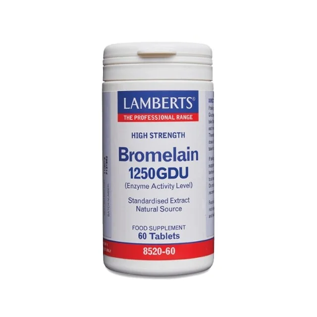 Φωτογραφία προϊόντος: Lamberts Bromelain 1250 GDU 60 tablets