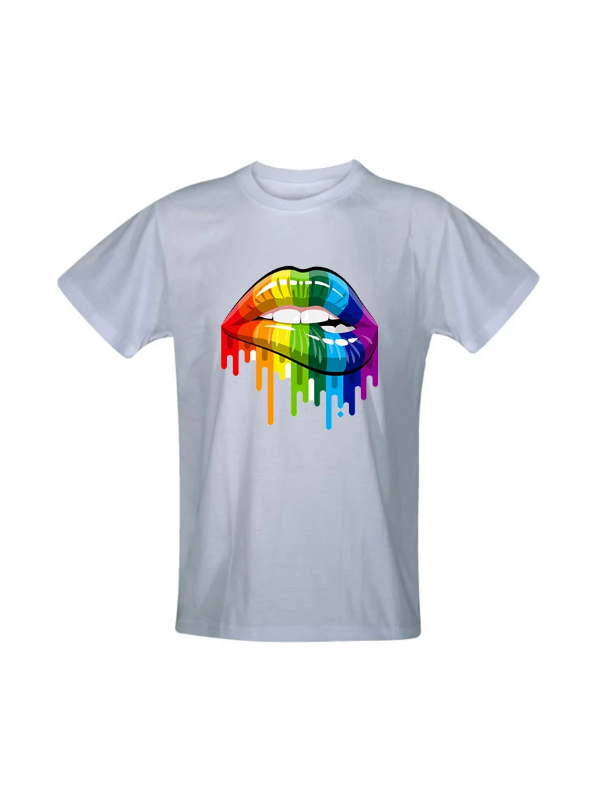 Φωτογραφία προϊόντος: Colored Lips T-shirt 102/105 WHITE