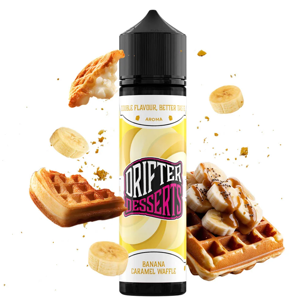 Φωτογραφία προϊόντος: OEM Drifter Desserts Banana Caramel Waffle 12ml/60ml Flavorshot