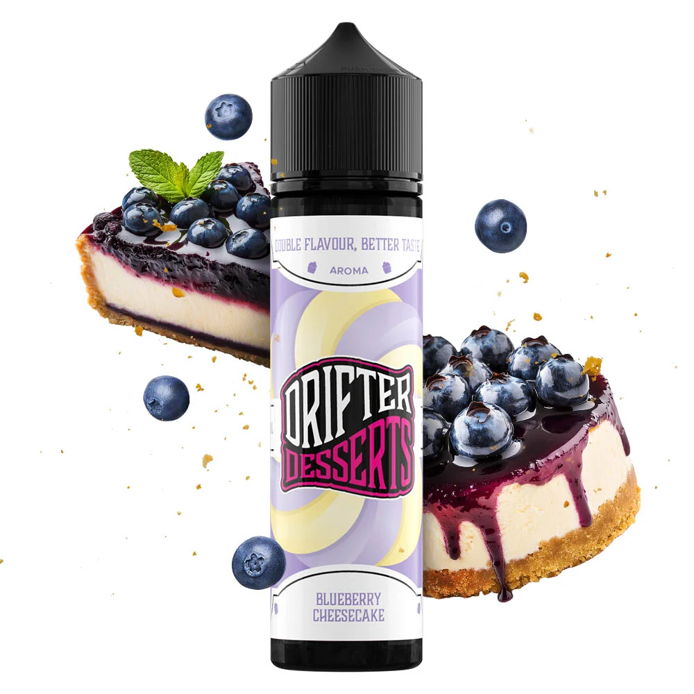Φωτογραφία προϊόντος: OEM Drifter Desserts Blueberry Cheesacake 12ml/60ml Flavorshot