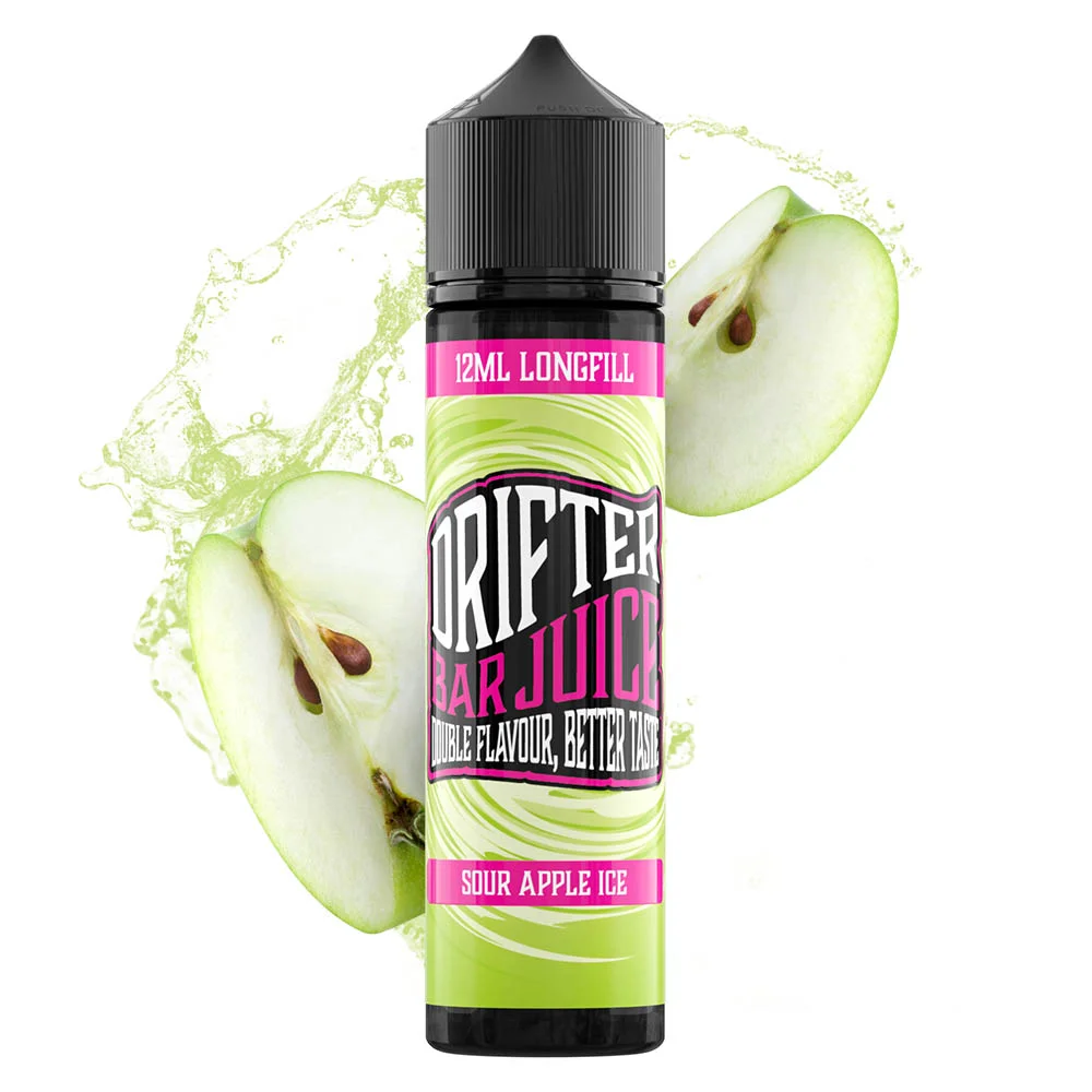 Φωτογραφία προϊόντος: OEM Drifter Bar Juice Sour Apple Ice 12ml/60ml Flavorshot