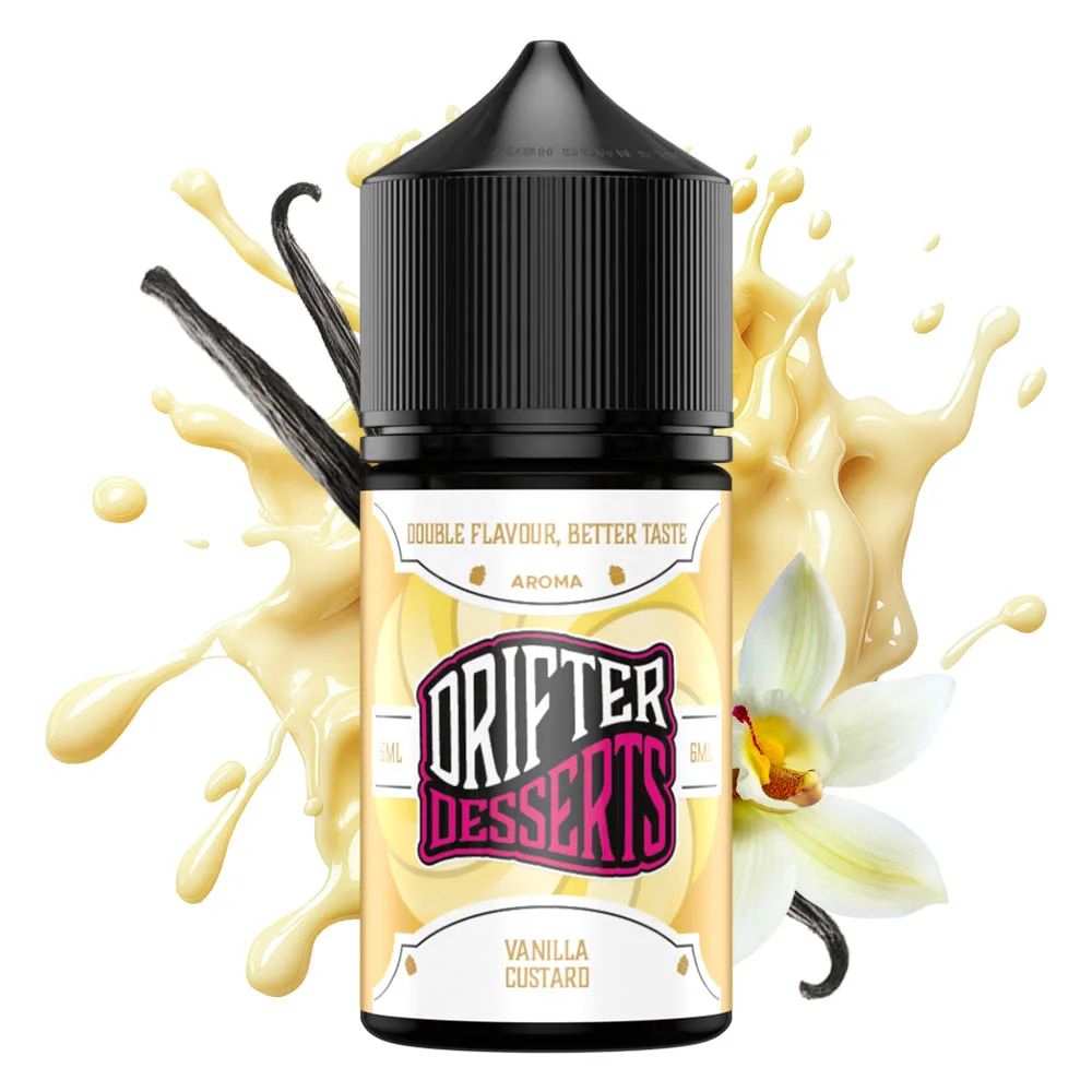 Φωτογραφία προϊόντος: OEM Drifter Desserts Vanilla Custard 6ml/30ml Flavorshot